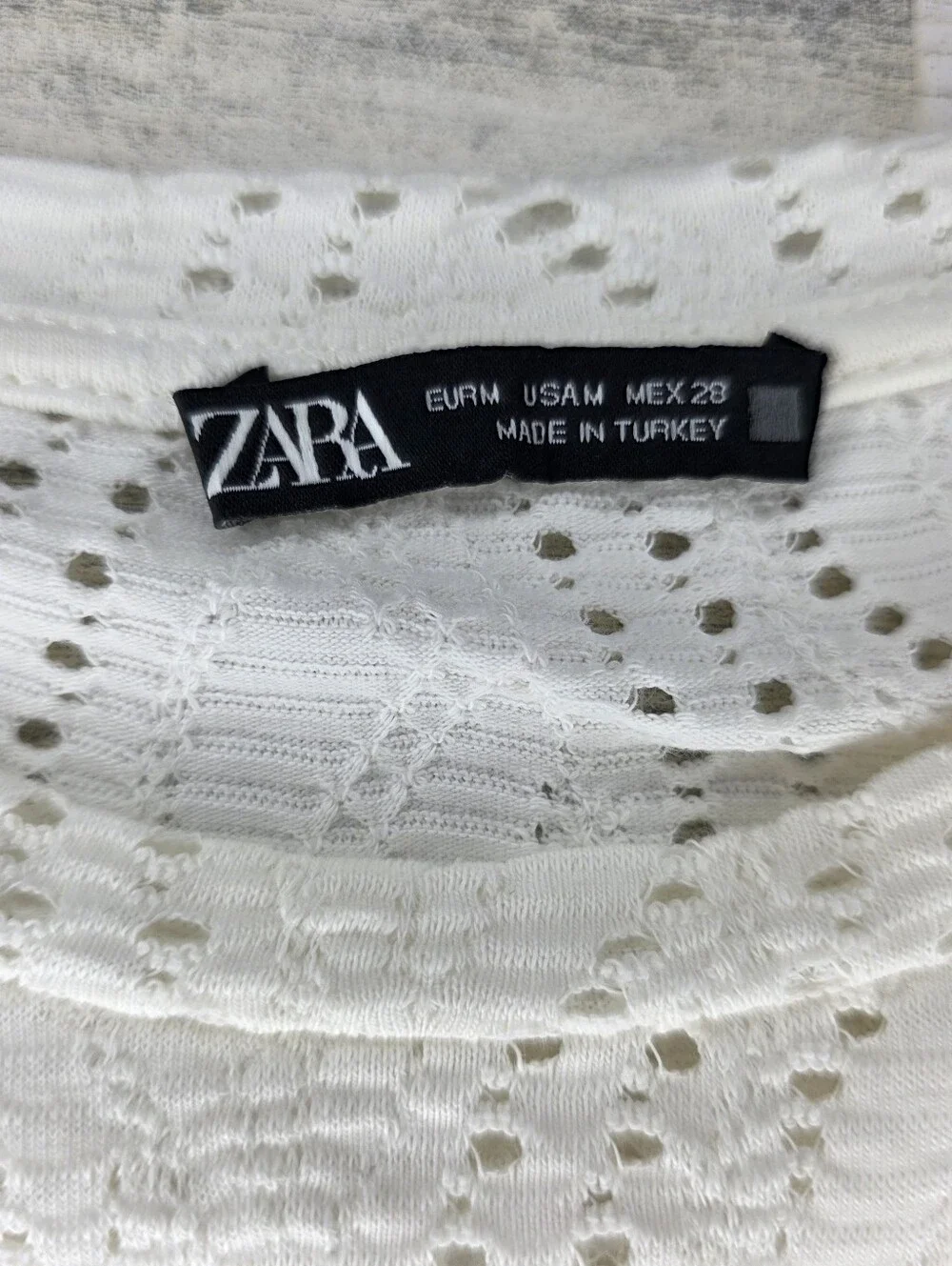 Zara beautiful white